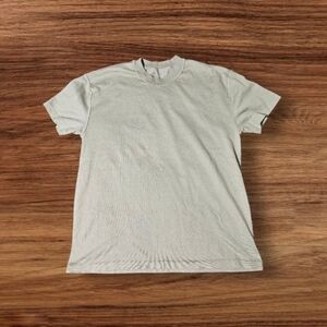 All Saints Isac SS Crew Shirt Relaxed Fit / Large Made Portugal Champagne SMALL